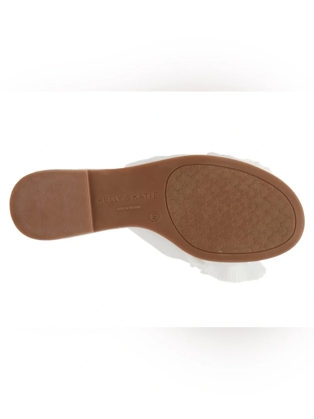 Women’s White Bow Slide Sandal